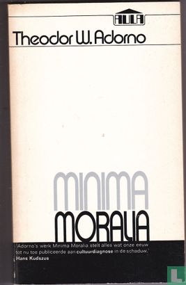 Minima Moralia - Afbeelding 1