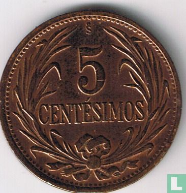 Uruguay 5 Centésimo 1949 - Bild 2