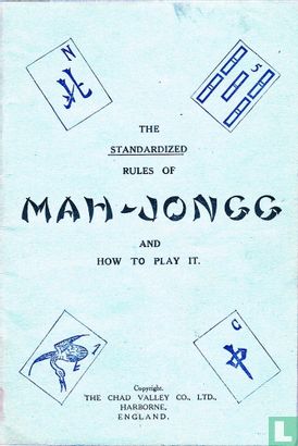 The Standarized Rules of Mah-Jongg and how to Play it   - Afbeelding 1