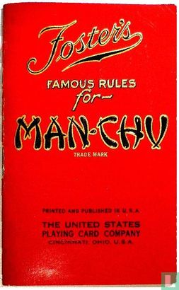 Foster's Famous Rules for Man-Chu - Image 1