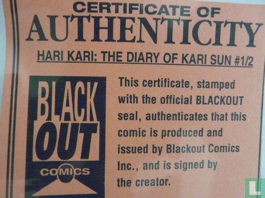 Hari Kari: The Diary of Kari Sun 1/2 - Image 3