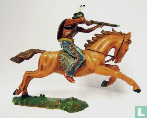 Indiaan te paard  - Afbeelding 2