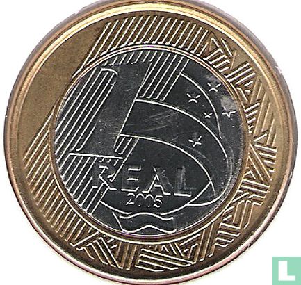 Brazil 1 real 2005 "40 years of Central Bank" - Image 1
