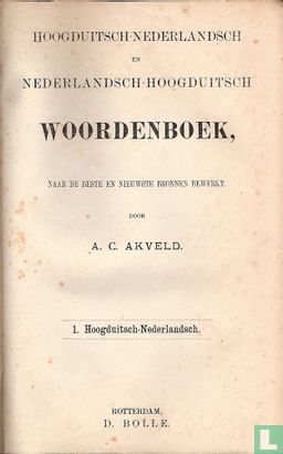 Hoogduitsch-Nederlandsch en Nederlandsch-Hoogduitsch woordenboek - Image 3
