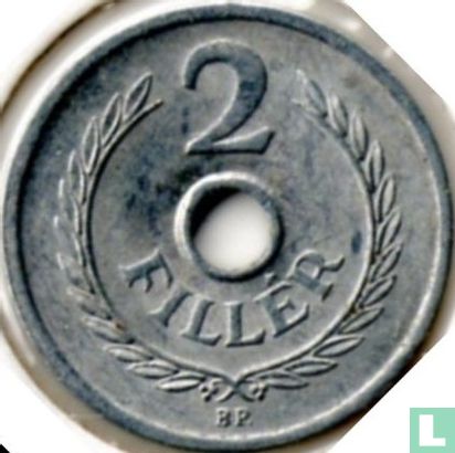 Hongarije 2 fillér 1961 - Afbeelding 2