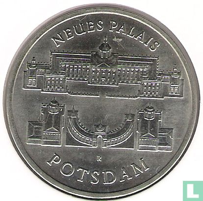 DDR 5 mark 1986 "New palace of Potsdam" - Afbeelding 2