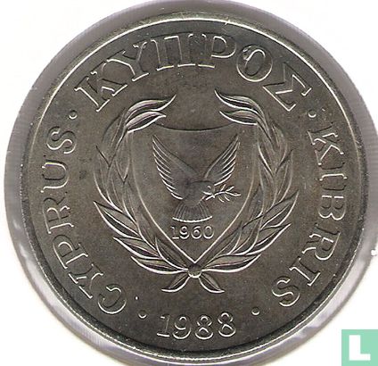 Chypre 50 cents 1988 "Summer Olympics in Seoul" - Image 1