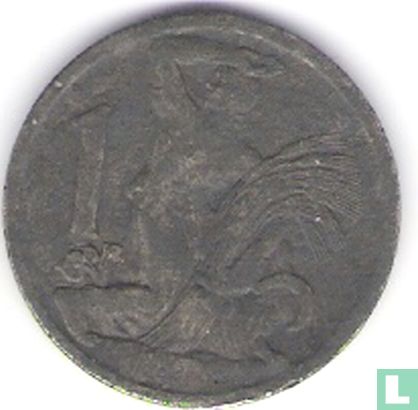 Tchécoslovaquie 1 koruna 1930 - Image 2