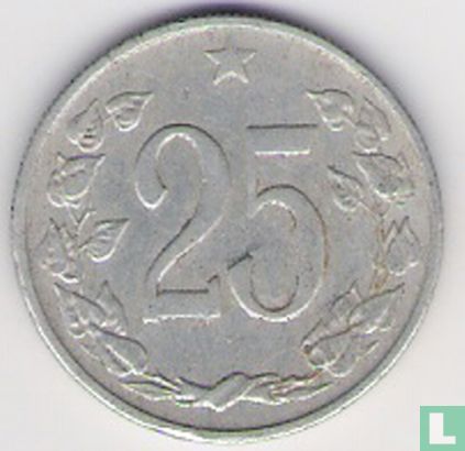 Tsjecho-Slowakije 25 haleru 1964 - Afbeelding 2