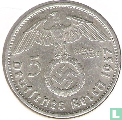 Deutsches Reich 5 Reichsmark 1937 (D) - Bild 1