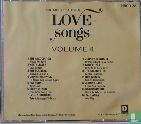 The Most Beautiful Love Songs Volume 4 - Image 2