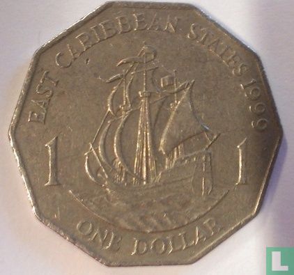 East Caribbean States 1 dollar 1999 - Image 1