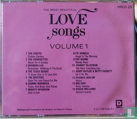 LOVE songs volume 1 - Afbeelding 2