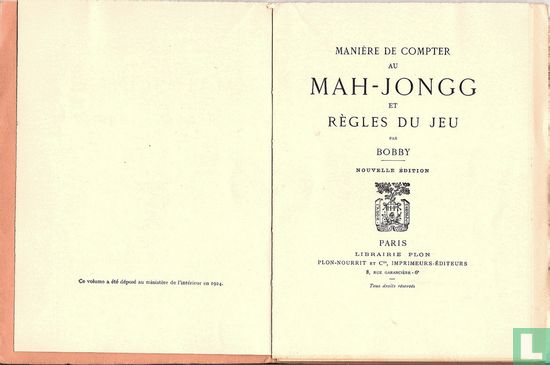 Manière de Compter au Mah Jongg et Règles du Jeu - Afbeelding 2