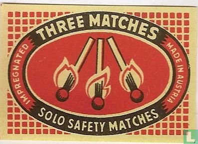 Three matches
