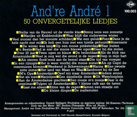 And're André - 50 onvergetelijke liedjes - Image 2