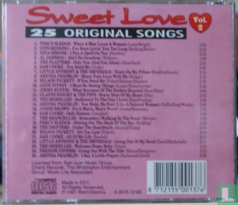 Sweet Love 25 Original Songs - Image 2