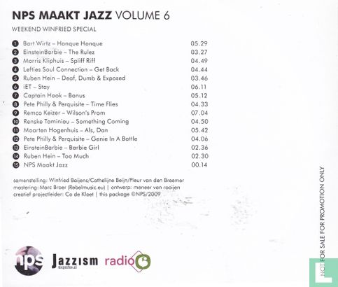 NPS Maakt Jazz Volume 6 2009 weekend Winfried Special - Image 2