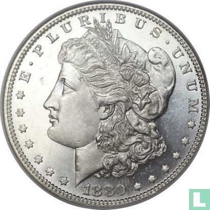 United States 1 dollar 1880 (O) - Image 1