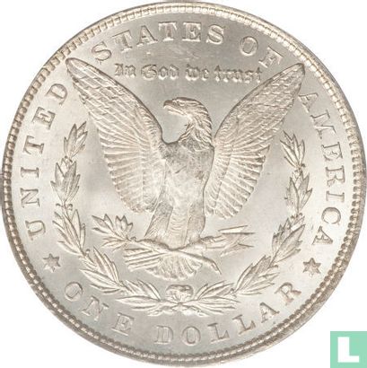 Verenigde Staten 1 dollar 1880 (zilver - zonder letter - 80/79) - Afbeelding 2