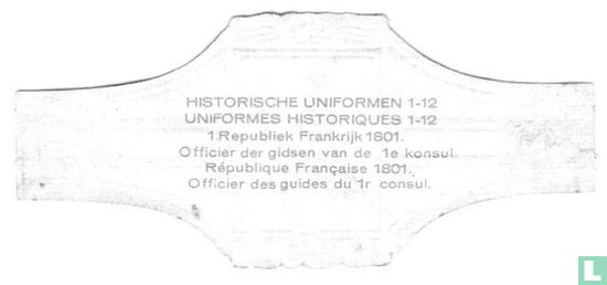 Republiek Frankrijk 1801 Officier der gidsen van de 1e konsul - Image 2