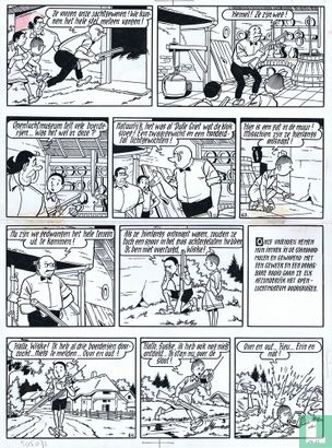 Willy vandersteen-original page Suske en Wiske-Dulle Griet-1966 - Image 1