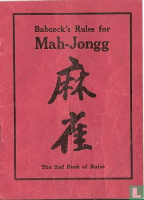 Babcock's Rules for Mah-Jongg - Bild 1