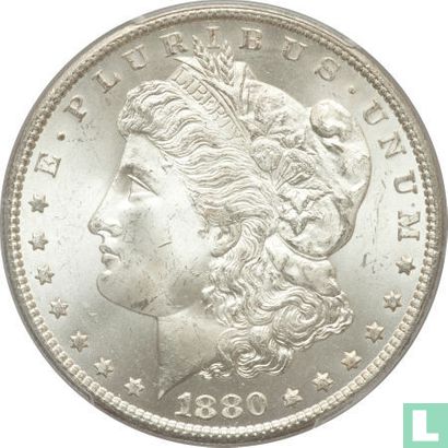 Verenigde Staten 1 dollar 1880 (S - 0/9) - Afbeelding 1