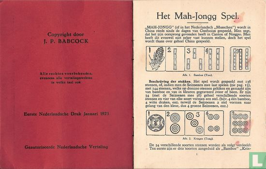 Babcock's Spelregels voor Mah-Jongg  - Bild 2