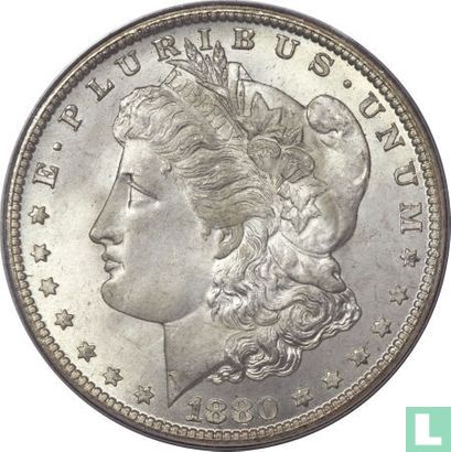 United States 1 dollar 1880 (CC - type 4) - Image 1