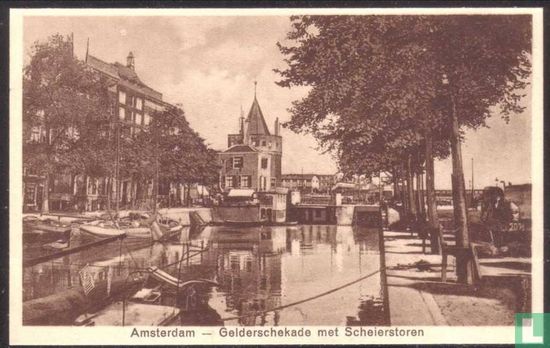Amsterdam, Gelderschekade met Scheierstoren