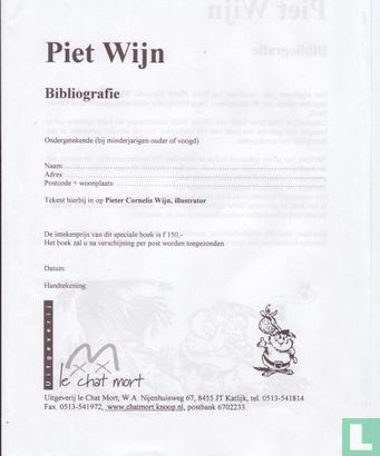 Piet Wijn - Bibliografie - Image 1