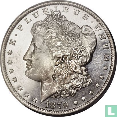 United States 1 dollar 1879 (O) - Image 1