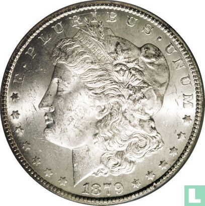 United States 1 dollar 1879 (CC - type 2) - Image 1