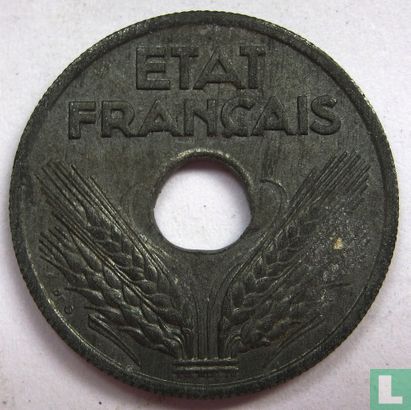 Frankrijk 10 centimes 1941 (type 4 - 2.65 g) - Afbeelding 2