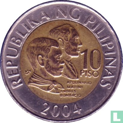 Philippines 10 piso 2004 - Image 1