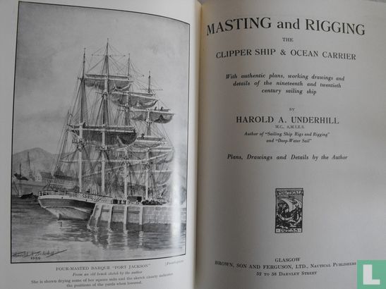Masting & rigging the clipper ship & ocean carrier - Afbeelding 3