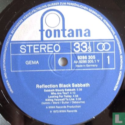 Reflection Black Sabbath - Afbeelding 3
