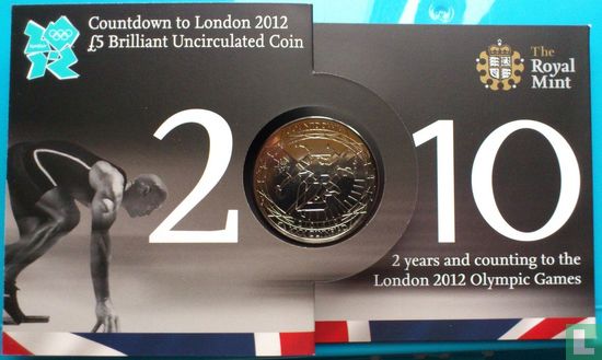 Vereinigtes Königreich 5 Pound 2010 (Folder) "Countdown to London 2012" - Bild 1