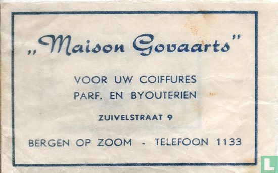 "Maison Govaarts" Voor Uw Coiffures - Image 1