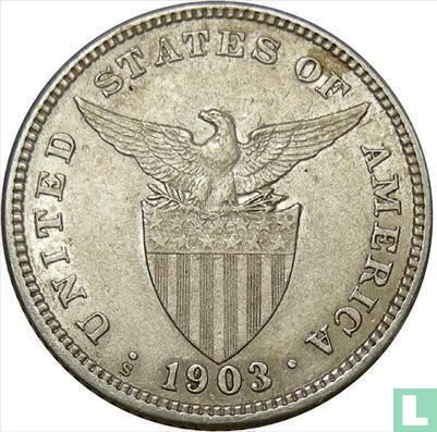 Philippines 20 centavos 1903 (S) - Image 1