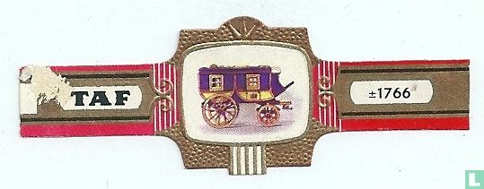 Kon. postwagen Amsterdam-Gent ± 1766 - Afbeelding 1