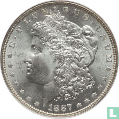 Verenigde Staten 1 dollar 1887 (zilver - zonder letter) - Afbeelding 1