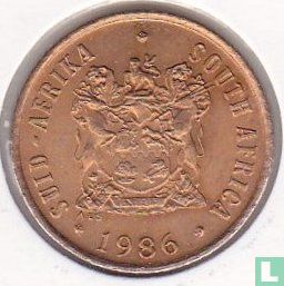 Zuid-Afrika 1 cent 1986 - Afbeelding 1