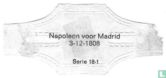 Napoleon voor Madrid 3-12-1808 - Bild 2