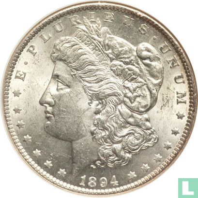 Vereinigte Staaten 1 Dollar 1894 (ohne Buchstabe) - Bild 1
