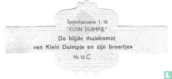 De blijde thuiskomst van Klein Duimpje en zijn broertjes - Image 2