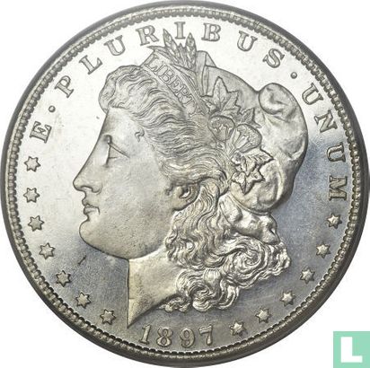 United States 1 dollar 1897 (S) - Image 1
