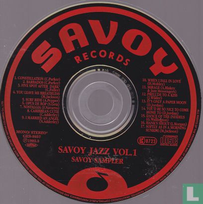 Savoy Jazz Vol. 1 (Sampler) - Image 3