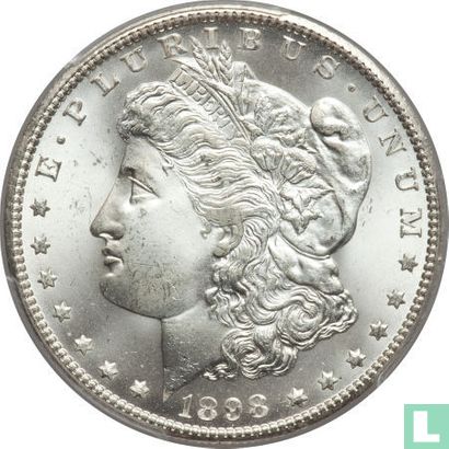 United States 1 dollar 1898 (O) - Image 1